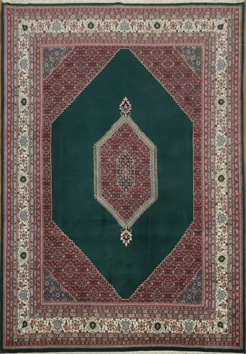 Sophisticated Persian Style Bidjar Oriental Large Rug 10x14
