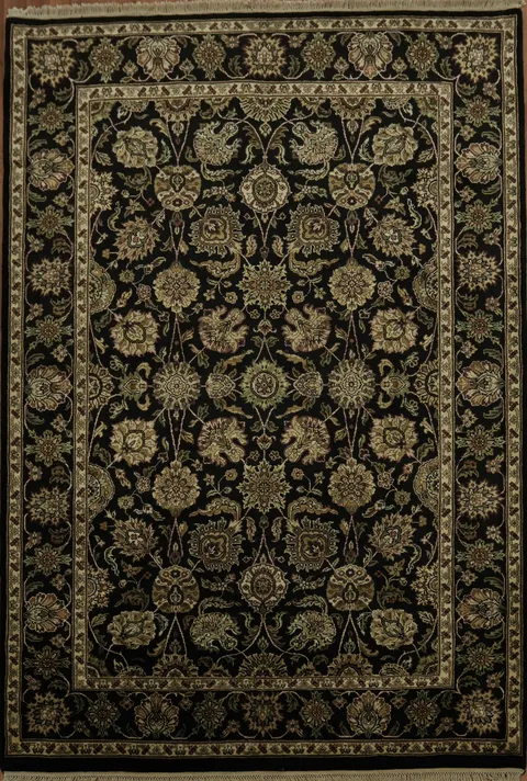 Classic Oriental Style Agra Oriental Area Rug 6x9