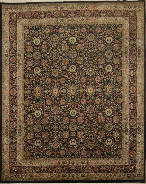 Elegant Persian-Inspired Agra Oriental Area Rug 8x10