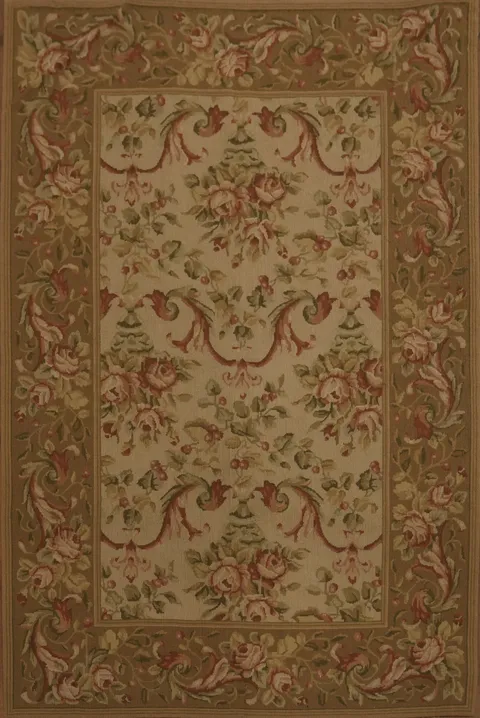 Elegant Tapestry Aubusson Tapestries Chinese Rug 4x6