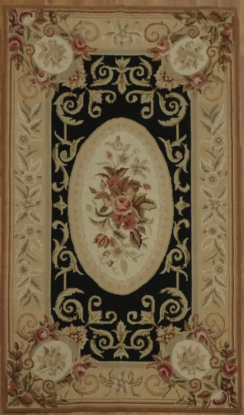 New Aubusson Tapestries Chinese Rug 3x5