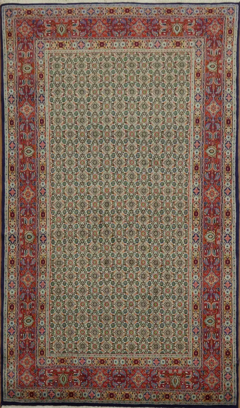 Traditional  Mood Persian Area Rug Authentic Craftsmanship and Style 5x8