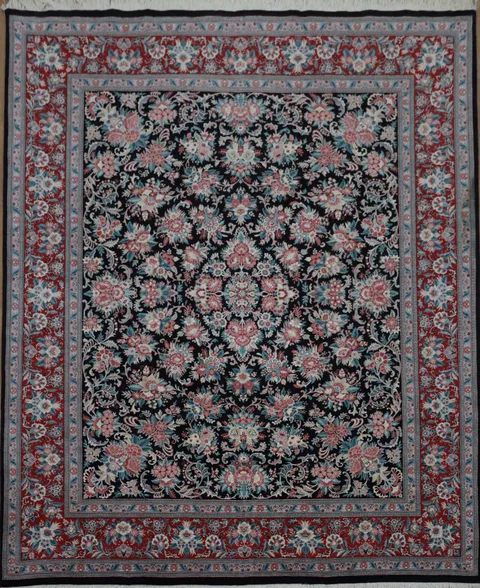 Intricate Floral Design Aubusson Chinese Area Rug 8x10