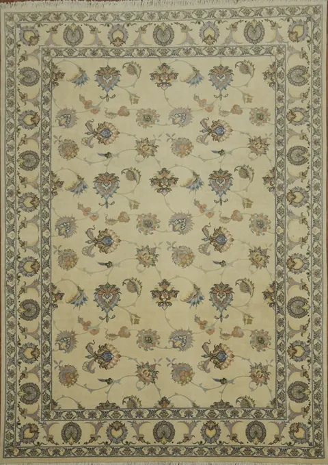 Elegant floral design Tabriz Persian Area Rug 8x11