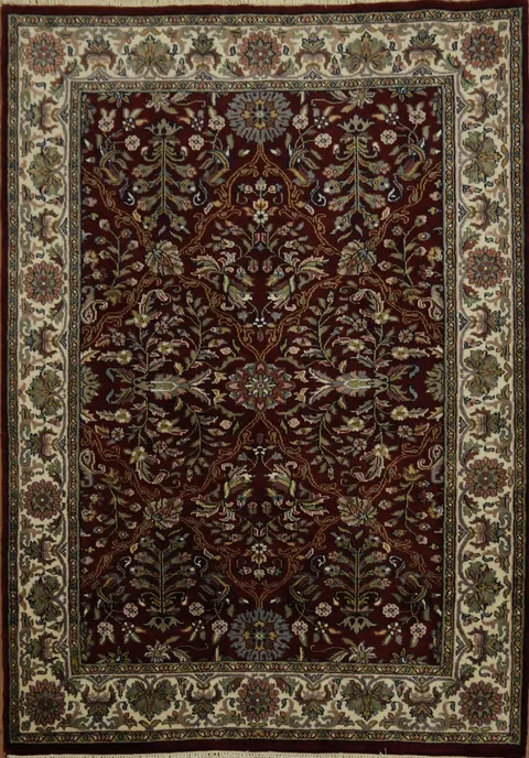 Richly Designed Oriental Kashan Oriental Rug 4x6