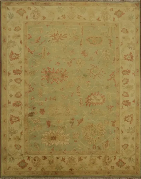 Authentic Decorative Vegetable Dye Agra Oriental Area Rug 8x10
