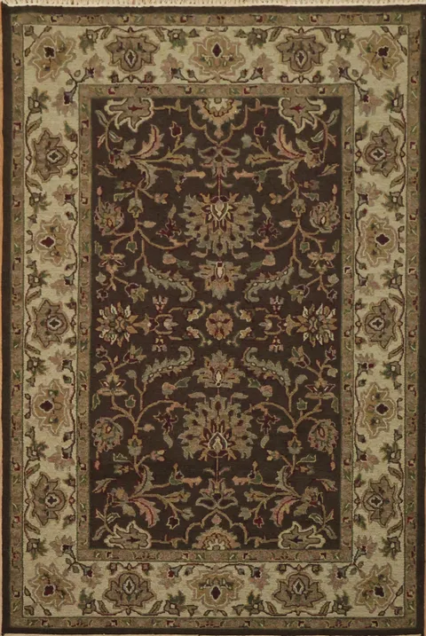 Elegant Handcrafted Vegetable Dye Sumak Oriental Rug 4x6
