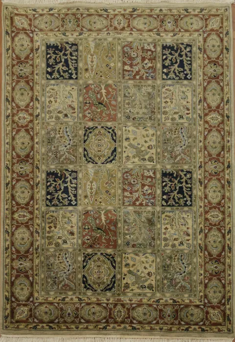 Elegant Traditional Vegetable Dye Tabriz Oriental Rug 4x6
