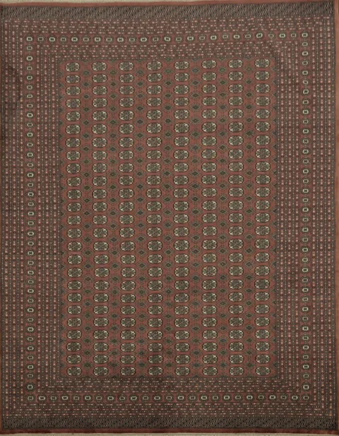 Classic Brown Bokhara Oriental Area Rug 9x12