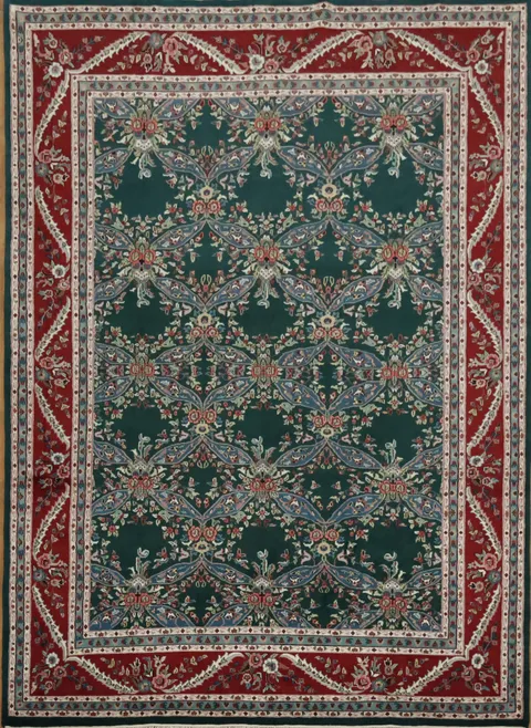 Elegant Floral Art and Craft Oriental Area Rug 9x12