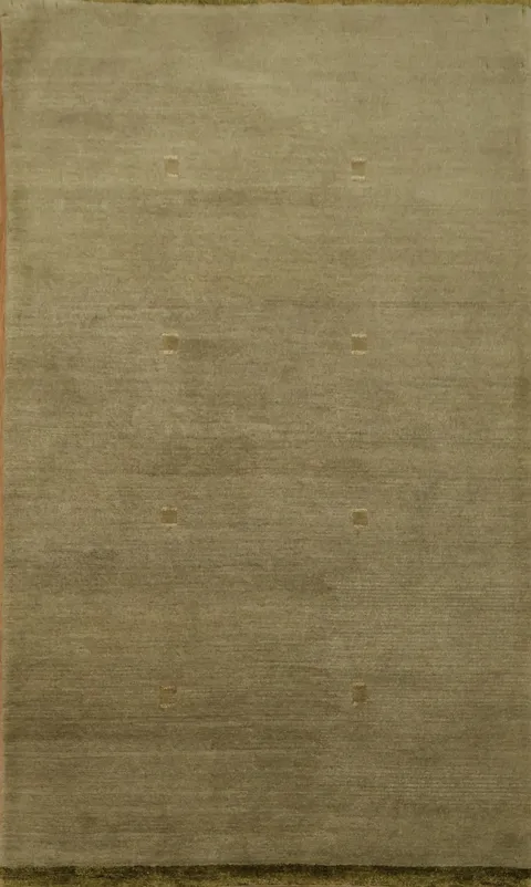 Stylish and Understated Beige Neutral Tone Nepalese Oriental Rug 3x5