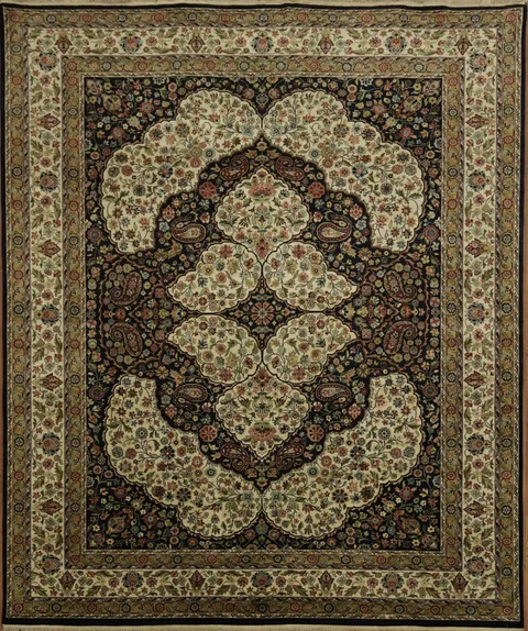 Elegant Vegetable Dye Tabriz Persian Area Rug 8x10