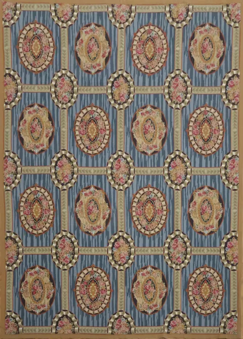 Eye-catching Intricate Detailed Aubusson Tapestry Chinese Large Rug 10x14