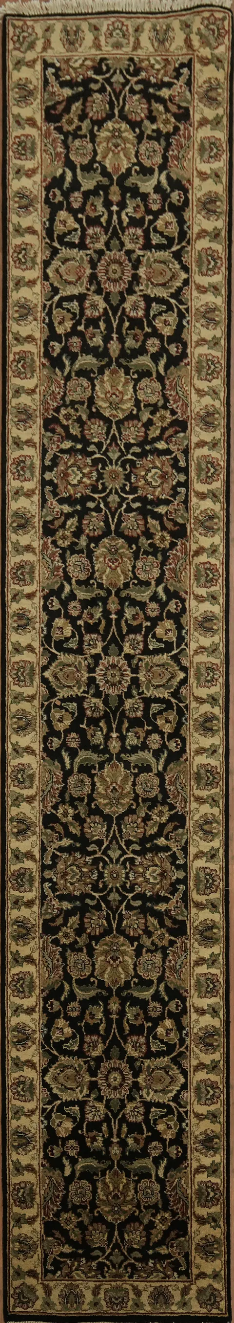 Luxurious Floral Design Agra Oriental Runner Rug 2x14
