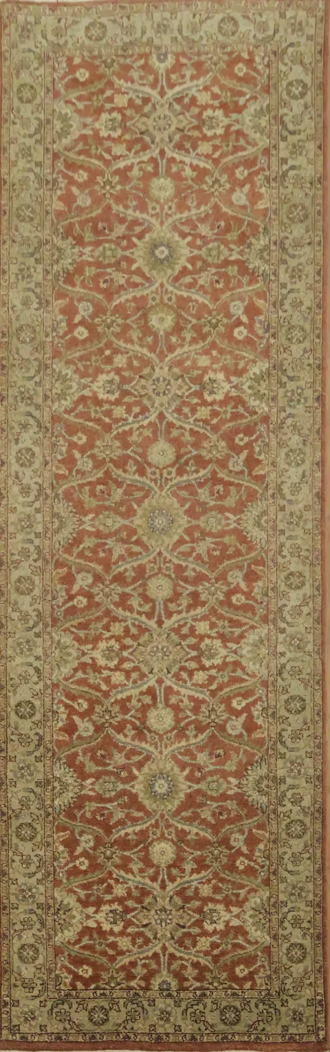 Elegant Runner Traditional Agra Oriental Runner Rug 3x10