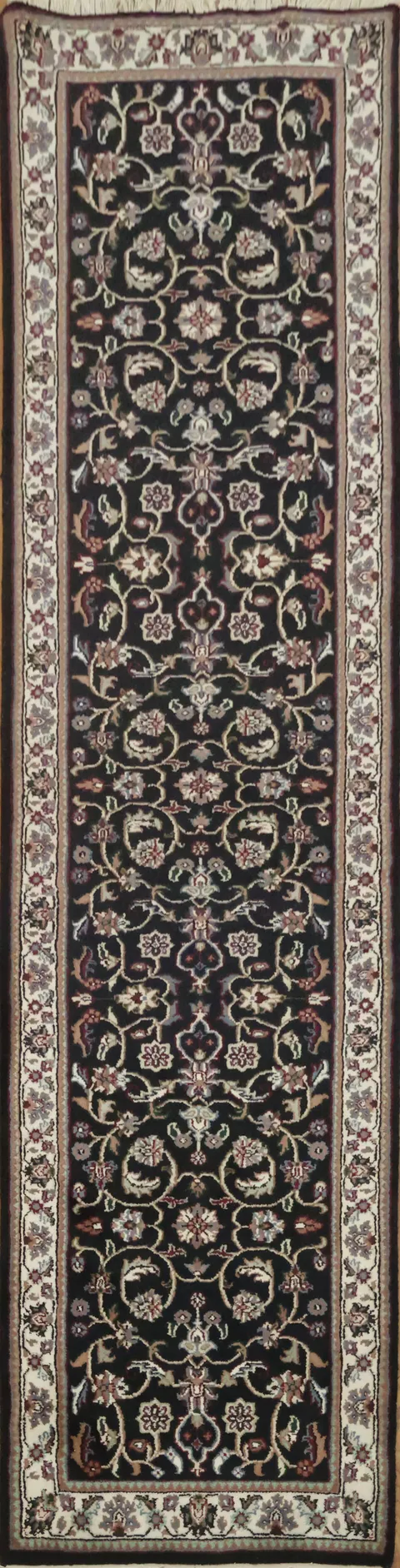 Exquisite Traditional Traditional Kashan Oriental Runner Rug 3x10