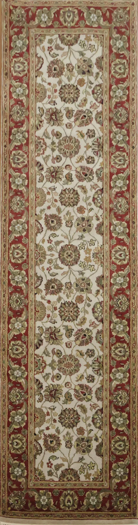 Luxurious Long Traditional Agra Oriental Runner Rug 3x10