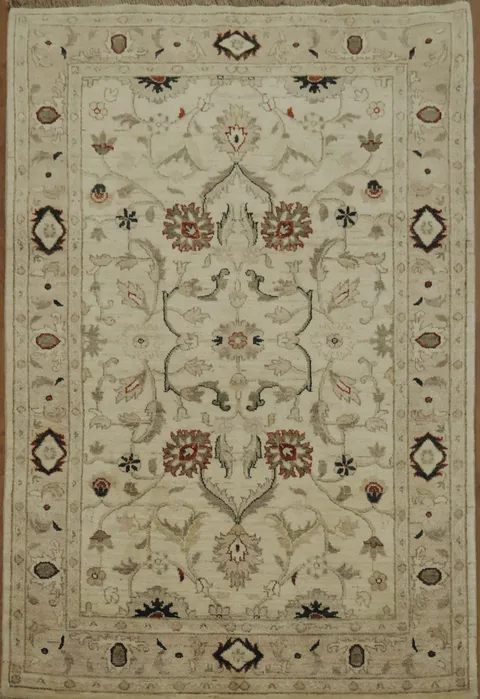 Elegant Floral Traditional Oriental Ziegler Area Rug 4x6