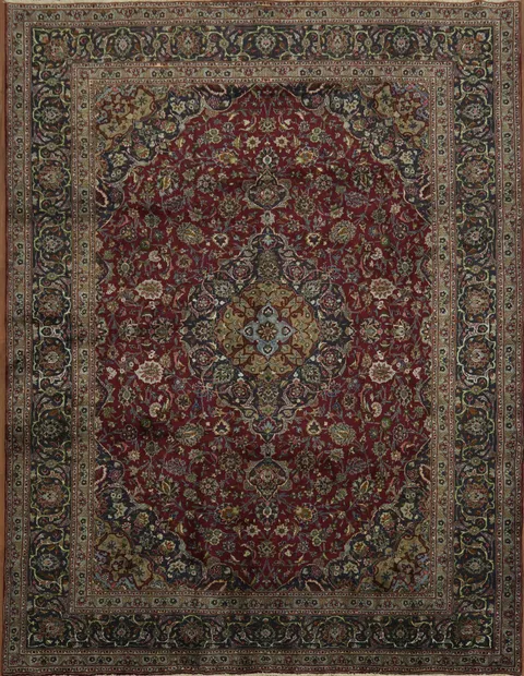 Classic Medallion Kashmar Persian Floral Area Rug 8x11