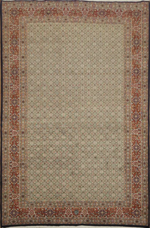 Traditional Vegetable-Dye Mood Persian Area Rug 7x10