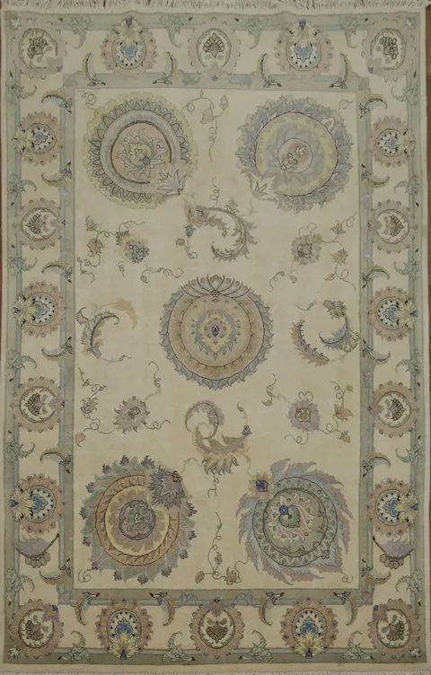 Timeless Elegance: Tabriz Persian Area Rug 6x10