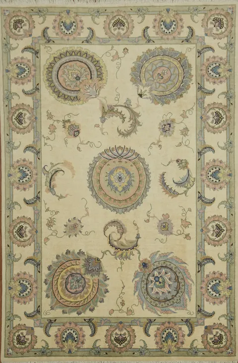 Elegant Traditional Tabriz Persian Area Rug 7x10