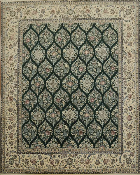 Super Fine Vegetable Dye Nain Toodeshk Persian Area Rug 7x8