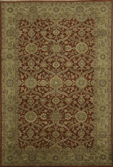 Vintage Floral Decorative Traditional Oriental Oushak Area Rug 6x9