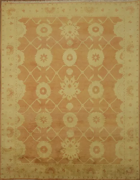 All Over Geometric Oushak Area Rug 8x10