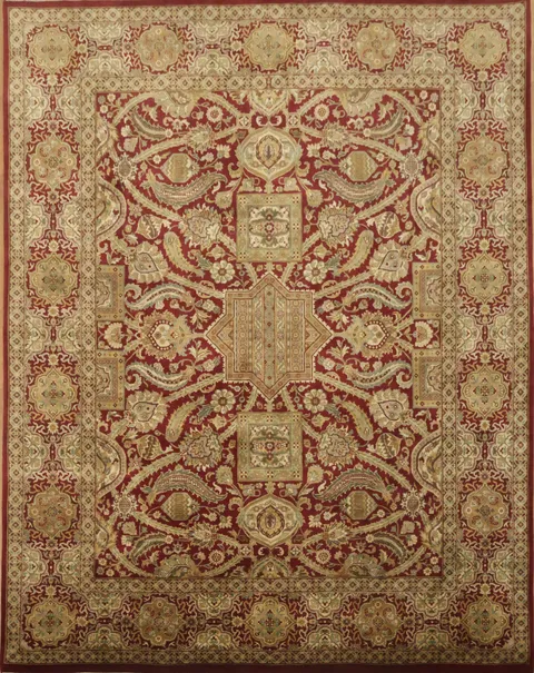 Luxurious Oriental Wool Agra Area Rug 8x10