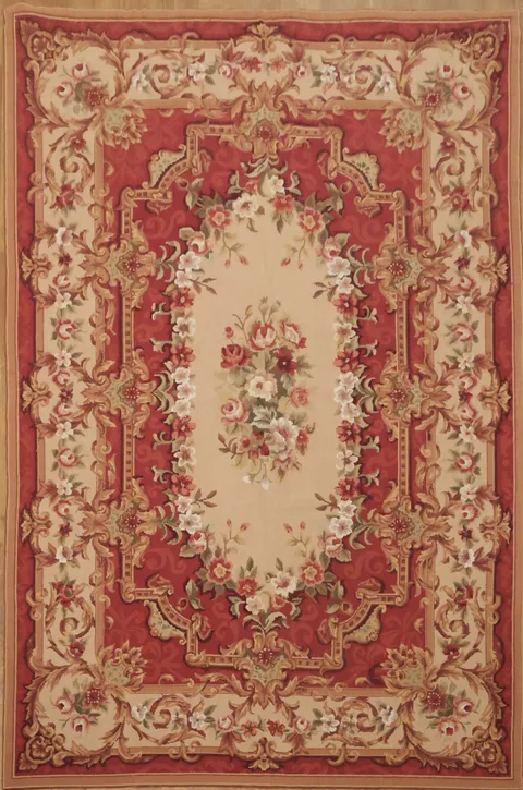 Luxurious French Style Tapestry Aubusson Rug 6x9