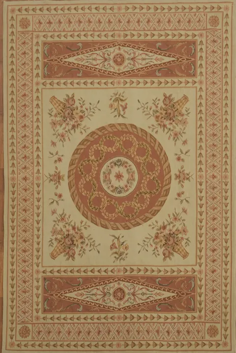 Rustic Floral Elegance: Vintage-Inspired Area Rug for Cozy Spaces 6x9