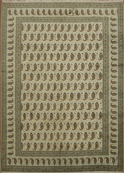 All Over Decorative Kashan Persian Area Rug 9x13