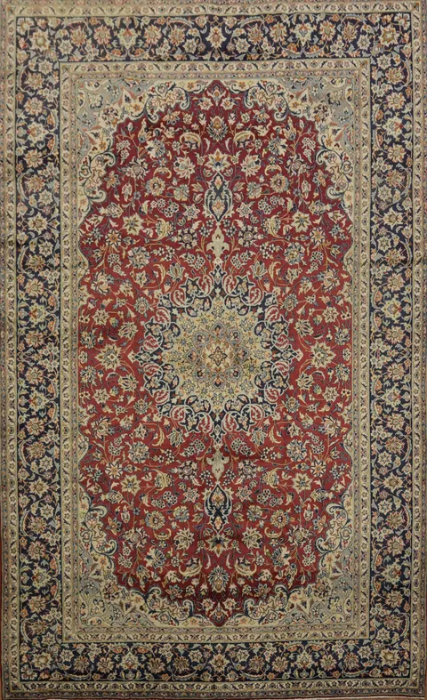 Traditional Floral Najafabad Persian Large Rug 10x16