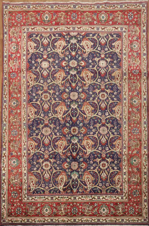 Decorative Unique Tabriz Persian Area Rug 6x10