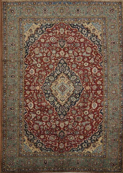 Traditional Kashan Persian Area Rug 10x13