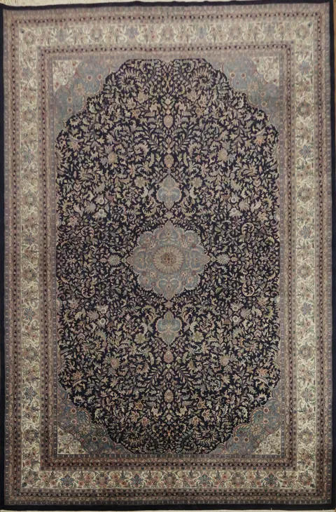 Premium Quality Living Room Kashan Oriental Large Rug 12x18