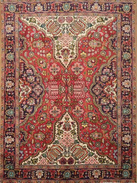 Luxurious Artisan Tabriz Persian Rug 5x6