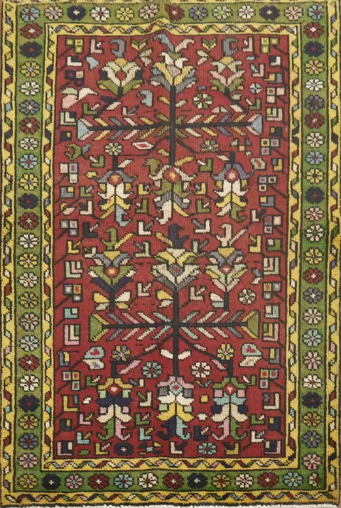 Authentic Handmade Heriz Persian Rug 3x5