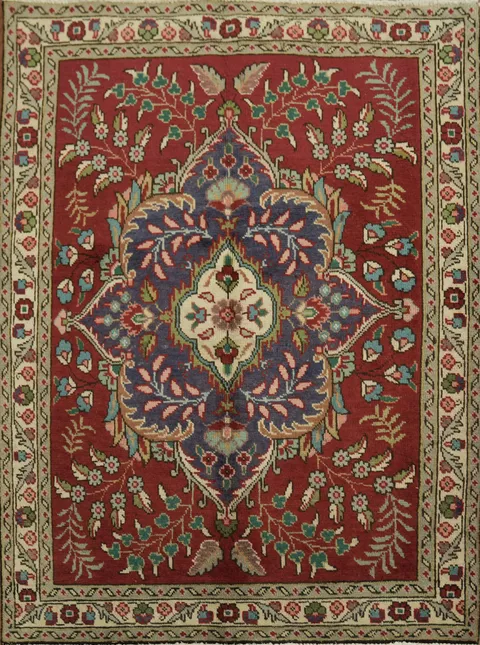 Luxurious Handmade Tabriz Persian Rug 3x5