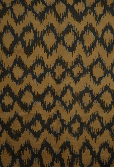 Warm Toned Moroccan Area Rug 8x10 with Subtle Geometric Design