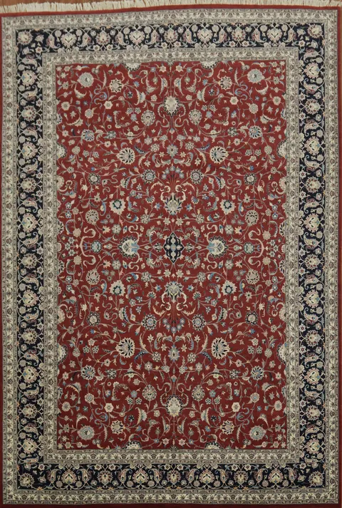 Traditional Kashan Oriental Area Rug 12x18