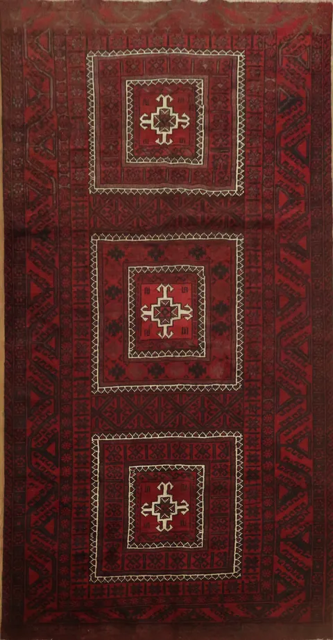 Exquisite Decorative Balouch Persian Runner Rug 4x8