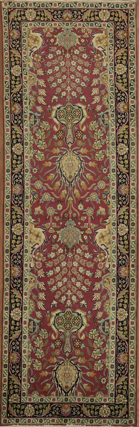 Exquisite Artisan Tarbriz Rug Classic Floral 3x10
