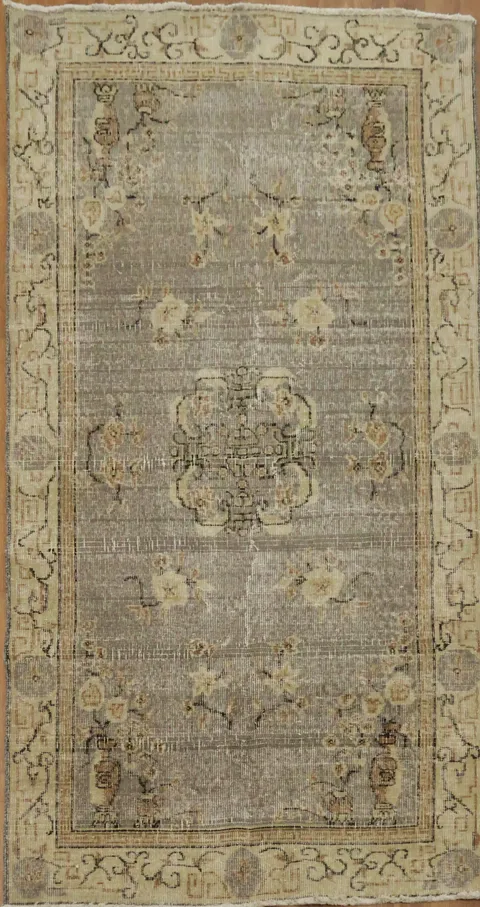 Vintage Anatolian Turkish Rug 4x7