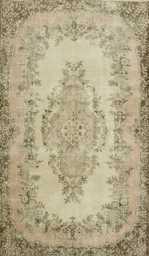 Vintage Anatolian Turkish Area Rug 6x10