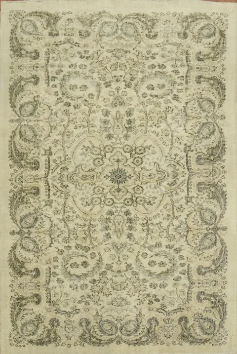Vintage Anatolian Turkish Area Rug 6x8