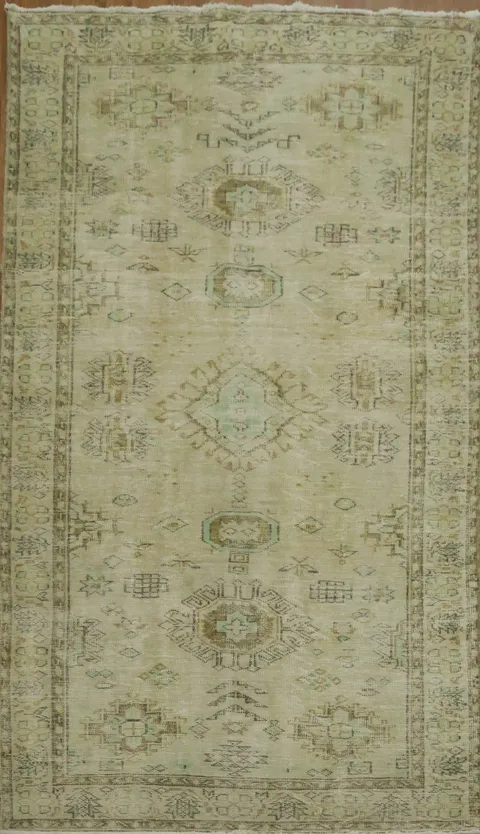 Antique Style Anatolian Turkish Area Rug 5x9