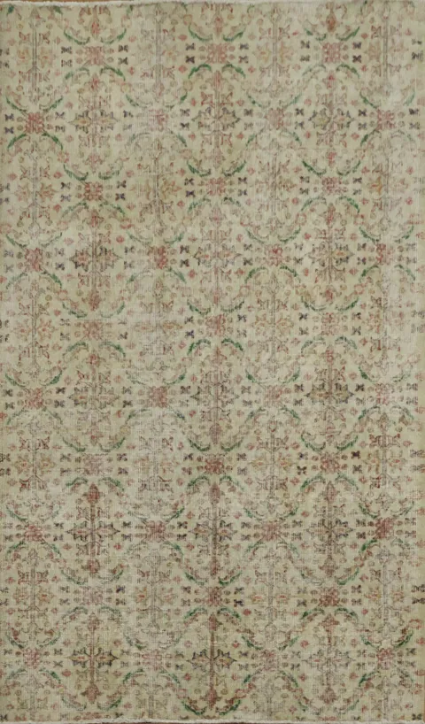 Heritage Sophistication: Traditional Anatolian Turkish Rug 4x7