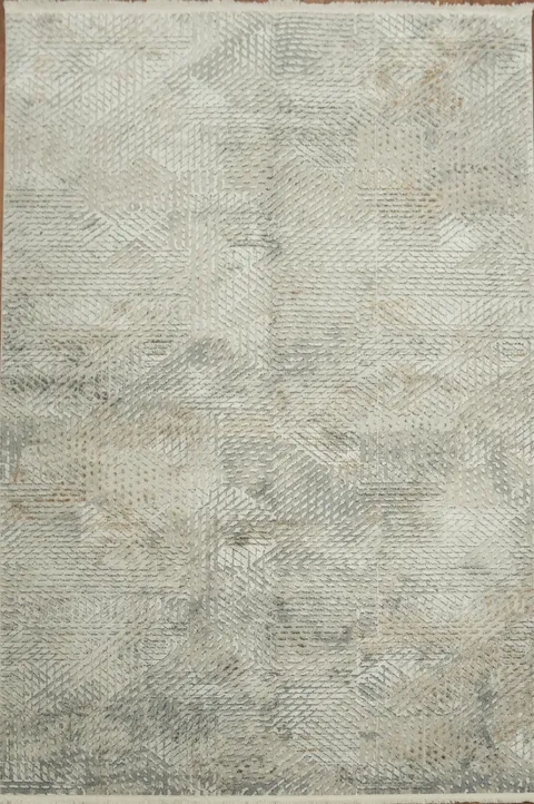 Textured Gray Rug for Contemporary Chic Living Spaces 5x8